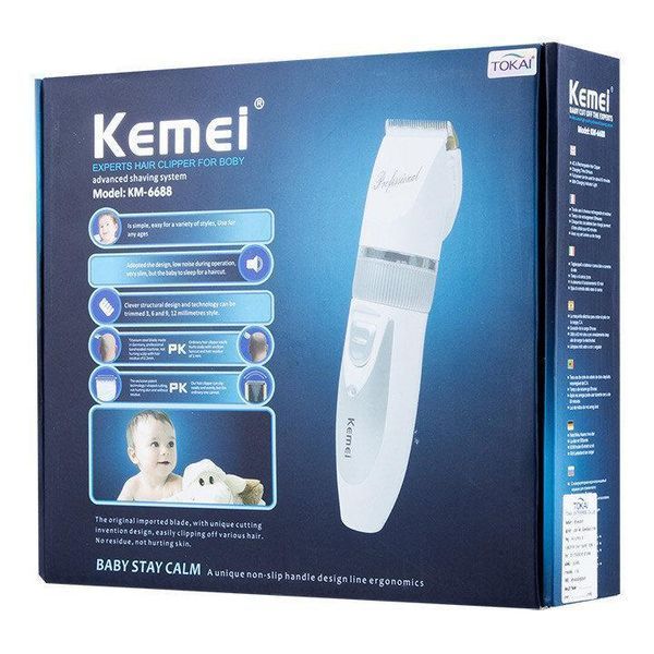 Машинка для стрижки волосся Kemei Km-6688 універсальна L668805 фото