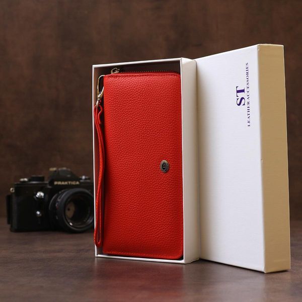 Кошелек женский ST Leather 18417 на молнии Красный b18417 фото