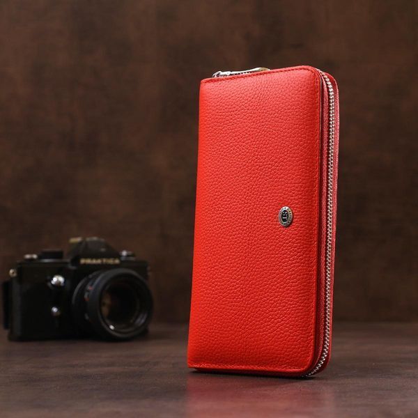 Кошелек женский ST Leather 18417 на молнии Красный b18417 фото