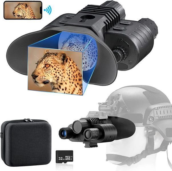 Прибор ночного видения NV-880 8x16MP 1080P HD WiFi 850nm (до 600м в темноте) + крепление FMA L4G2 (пластик) L703215 фото