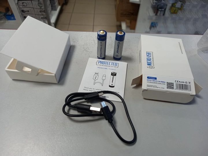 Аккумулятор 14500 Keeppower Li-ion R6 1950mAh / 2bl (P1450U1 AA) L195014 фото