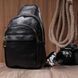Сумка с одной лямкой через плечо из гладкой экокожи Vintage 22770 Черная b22770 фото 10