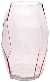 Ваза декоративная Ancient Glass "Айсберг" 28х18см, стекло, розовый BD-591-323 фото