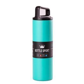 Термос Bottle Sport 500 мл із нержавіючої сталі з ручкою м'ятний LU-HPGM5009M фото