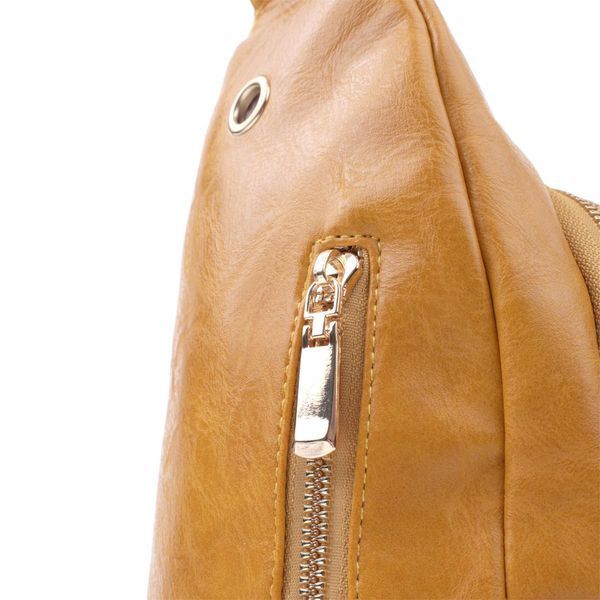 Жіноча сумка з однією лямкою через плече з гладкої екошкіри Vintage 22769 Жовта b22769 фото