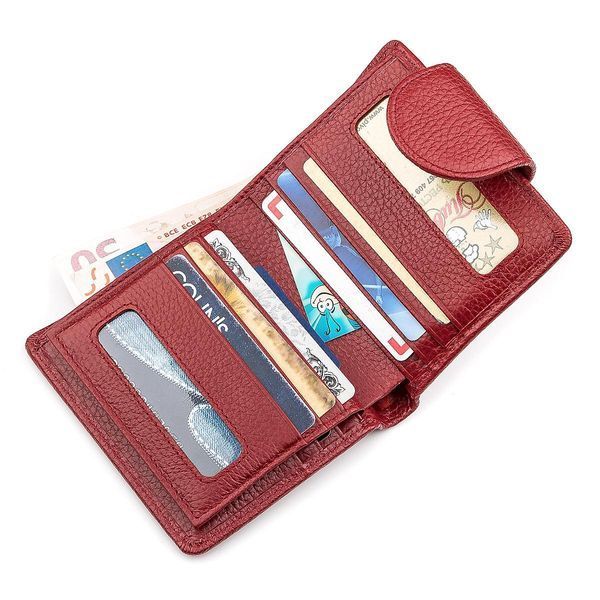 Кошелек женский ST Leather 18499 небольшой Красный b18499 фото