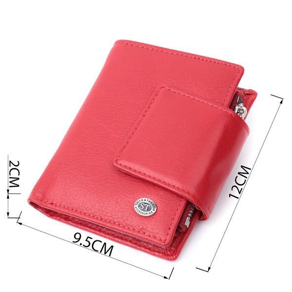 Жіночий гаманець вертикального формату із натуральної шкіри ST Leather 22704 Червоний b22704 фото