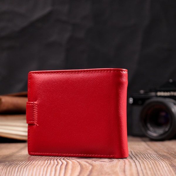 Жіноче портмоне з блоком для карт з натуральної шкіри ST Leather 19471 Червоний b19471 фото