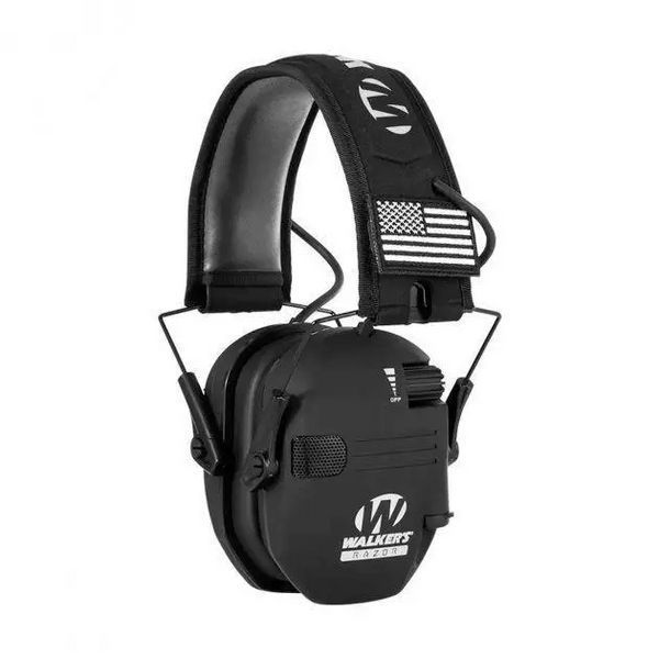 Активные наушники Walkers Razor с чехлом и креплениями OPS Core Чебурашки Черный L900587 фото