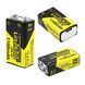 Акумулятор Крона Liitokala 1100mAh 9V USB (Чорно-жовтий) L703627 фото 3
