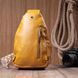 Жіноча сумка з однією лямкою через плече з гладкої екошкіри Vintage 22769 Жовта b22769 фото 10
