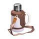Термос туристичний Vacuum Cup 1.5 літра з ремінцем і складною ручкою коричневий HP-14-21V фото 3