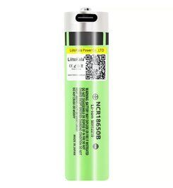 Акумулятор LiitoKala Lii-USB-34B 18650 3400mah із захистом (Зелений) L703364 фото