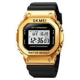 Мужские наручные спортивные часы Skmei 1851 Золотистые L9007232 фото