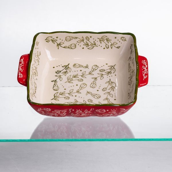 Форма для запікання Vintage порцелянова 600 мл квадратна 16.5&times;16.5&times;4 см LU-HM04-13 фото