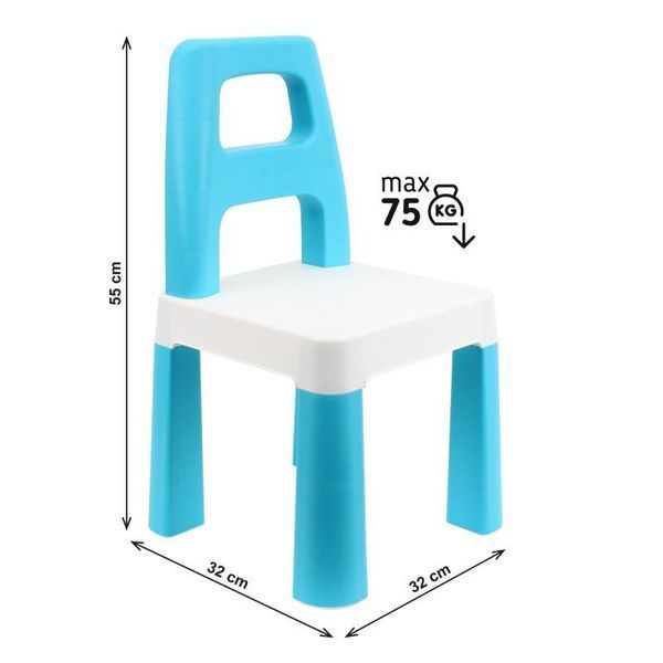 Детский стул "Kids Chair" 9710TXK голубой, до 75 кг RT-9710TXK фото