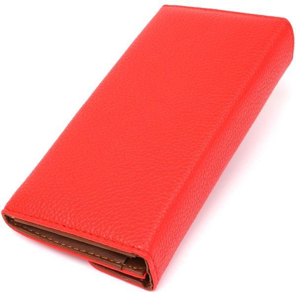 Кошелек женский из экокожи флотар KIVI 19063 Ярко-красный b19063 фото