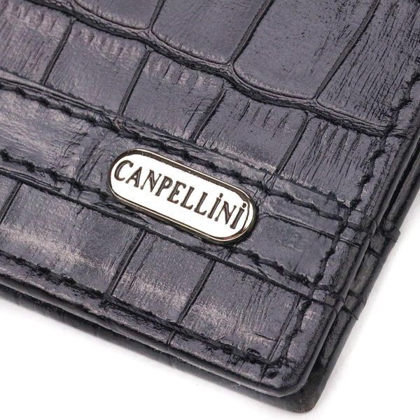 Зажим для денег из натуральной фактурной кожи CANPELLINI 21520 Черный b21520 фото