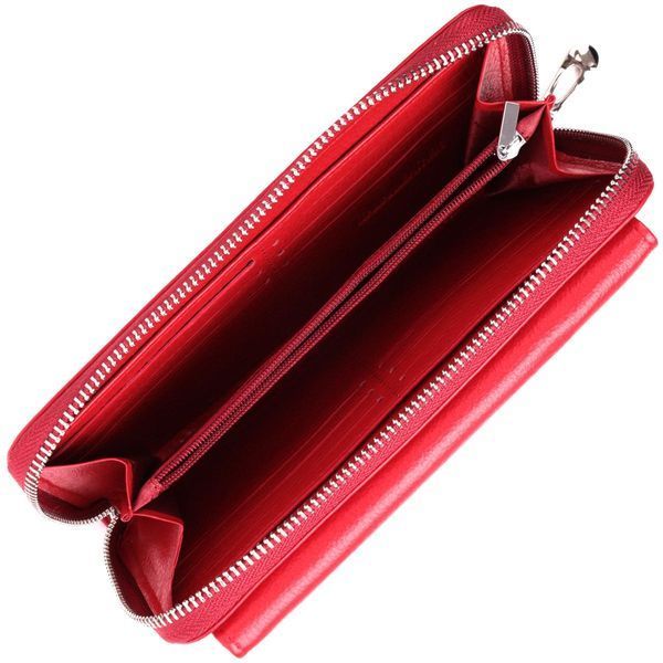 Гаманець-клатч з ручкою для носіння в руці з натуральної шкіри ST Leather 22530 Червоний b22530 фото