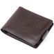 Портмоне горизонтальное Amico на магните на два отделения GRANDE PELLE 11321 Коричневое b11321 фото 2