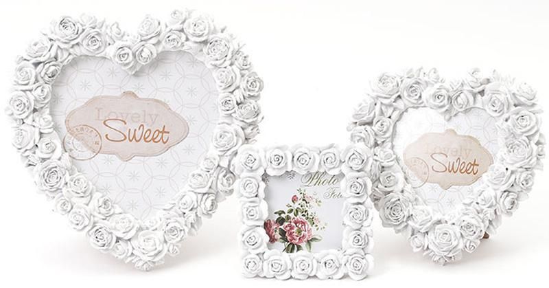 Фоторамка Sweet White "Белые Розы" квадратная 10.5х10.5см BD-493-512 фото