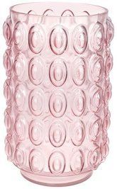 Ваза декоративная Ancient Glass "Bubbles" 30х19см, стекло, розовый BD-591-320 фото