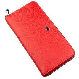 Кожаный женский клатч ST Leather 18862 Красный b18862 фото
