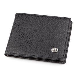Мужской кошелек ST Leather 18319 кожаный Черный b18319 фото