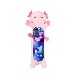Мягкая игрушка-подушка "Аксолотль-батон" размер 100 см Розовый RT-HKF2206(Pink) фото