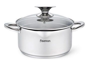 Кастрюля Fissman Elegance на 3.1 л из нержавеющей стали с крышкой-дуршлагом FN-5492 фото