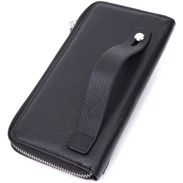 Функциональный кошелек-клатч унисекс из натуральной кожи ST Leather 22529 Черный b22529 фото
