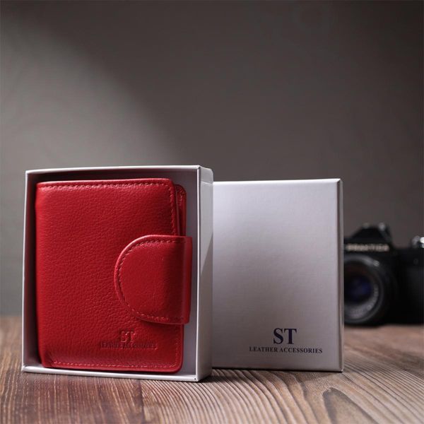 Вертикальный кошелек для женщин из натуральной кожи ST Leather 22702 Красный b22702 фото