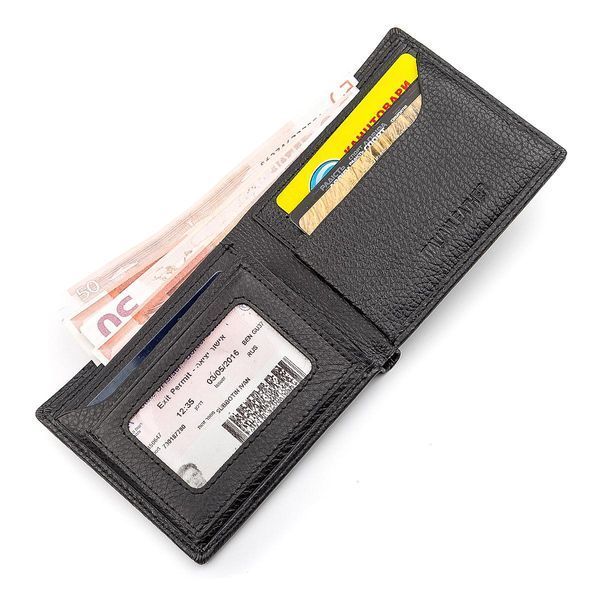 Мужской кошелек ST Leather 18319 кожаный Черный b18319 фото