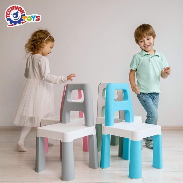 Дитячий стілець "Kids Chair" 0198TXK сірий, до 75 кг RT-0198TXK фото