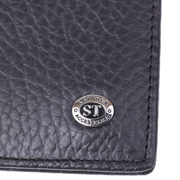 Мужской кошелек ST Leather 18319 кожаный Черный b18319 фото