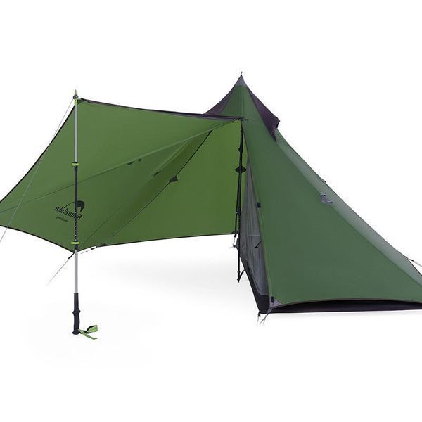 Надлегкий одномісний намет з гострою верхівкою Naturehike NH17T030-L (Темно-зелений) L703979 фото