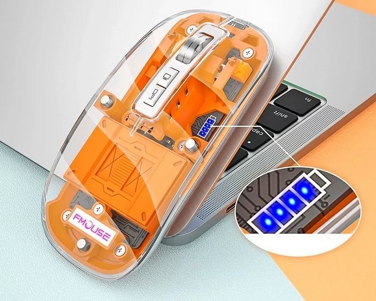 Беспроводная мышь FMouse M133 2.4 ГГц RGB (аккумуляторная) L900285 фото