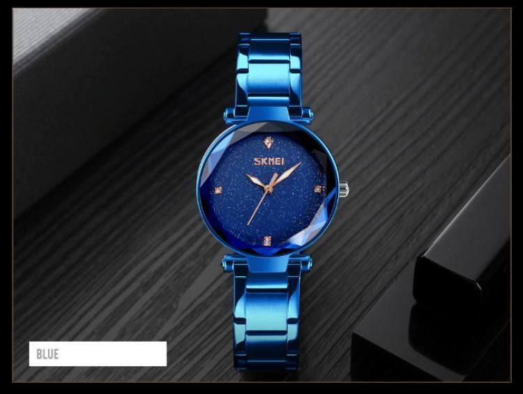 Женские классические часы Skmei 9180 Miss синие L918056 фото