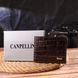 Зажим для купюр из натуральной фактурной кожи CANPELLINI 21519 Коричневый b21519 фото 8
