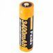 Акумулятор 18650 Fenix ​​3400 mAh Li-Ion 3.6V (Чорно-жовтий) L712729 фото 1