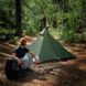 Надлегкий одномісний намет з гострою верхівкою Naturehike NH17T030-L (Темно-зелений) L703979 фото 5