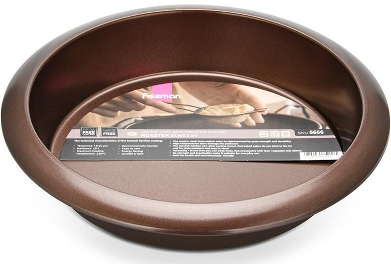 Форма для випічки Fissman Chocolate &Oslash;29.5х5см кругла з антипригарним покриттям FN-5666 фото