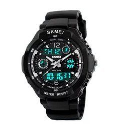 Дитячий спортивний наручний годинник Skmei 1060 s-shock Чорний L10606 фото