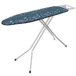 Гладильная доска Casa Si Ben 110x30 Silver with White/Blue Plants DDAS302392 фото