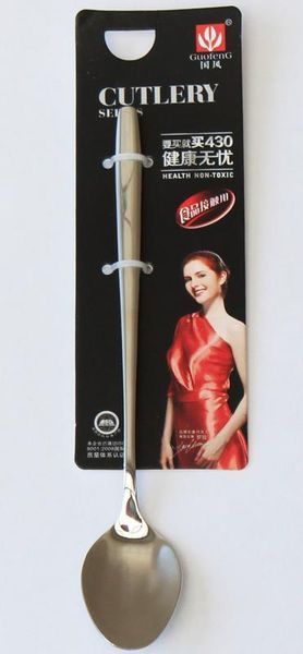 Ложка коктейльная Dynasty глянцевая 19см 1шт EM-14015 фото