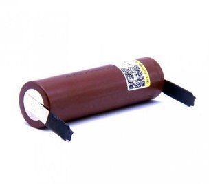 Акумулятори 18650 LG HG2 3000mAh 3.7 V 20А під пайку L33010 фото