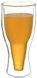 Стакан &laquo;Beer Bottle&raquo; 350мл з подвійними стінками, скляна термокружка ST-202-4 фото 1