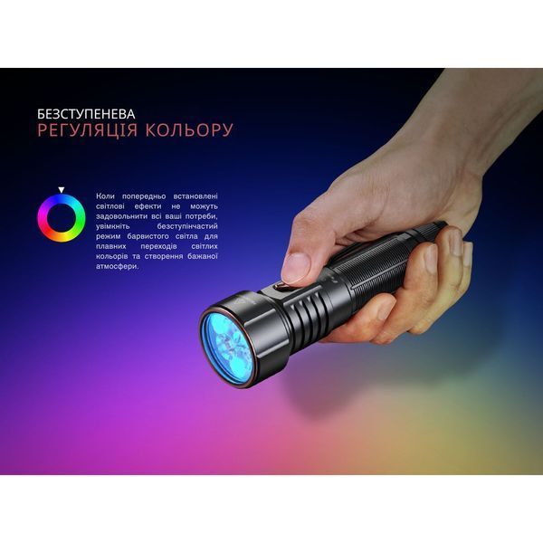 Фонарь ручной Fenix ​​LD36RFC 3600лм 385м Огненный камуфляж L719216 фото