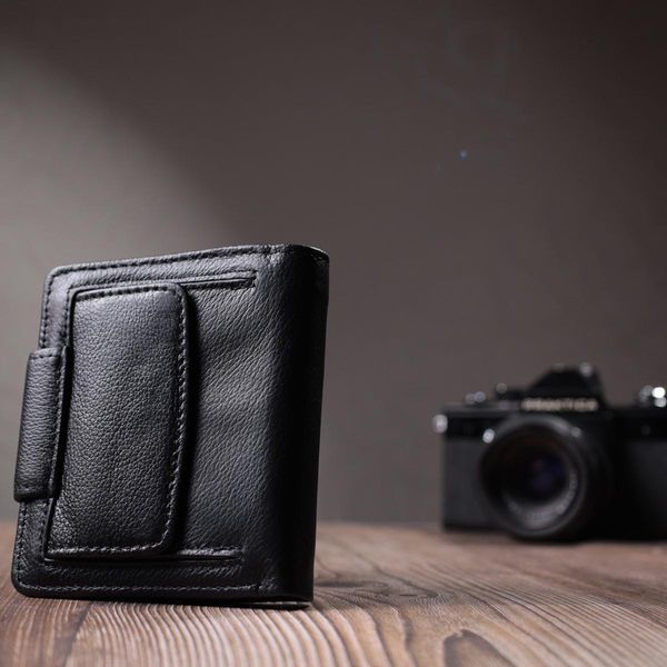Вертикальный кошелек для женщин из натуральной кожи ST Leather 22701 Черный b22701 фото