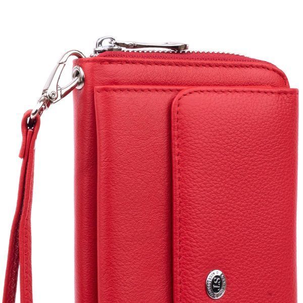 Гаманець з кишенькою на лицьовій стороні жіночий ST Leather 19366 Червоний b19366 фото